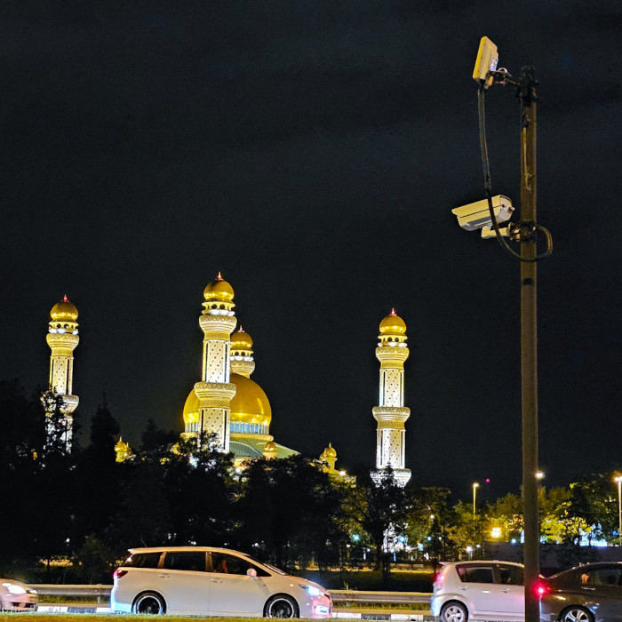 CCTV in Bandar Seri Begawan, Brunei.